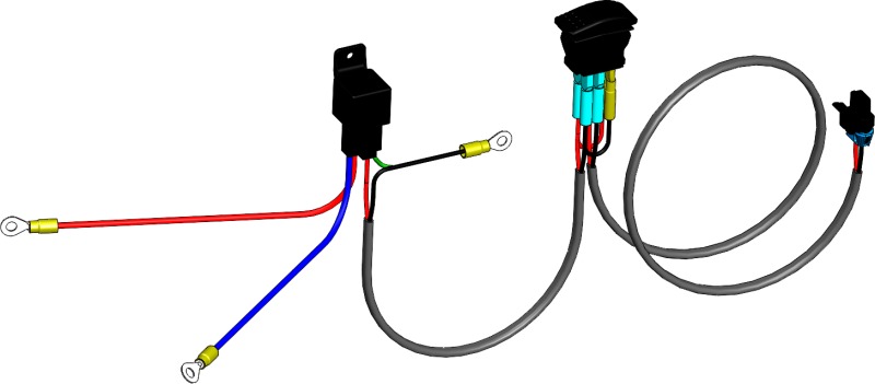 KFI Wire Harness Hydraulic Actuator - Click Image to Close