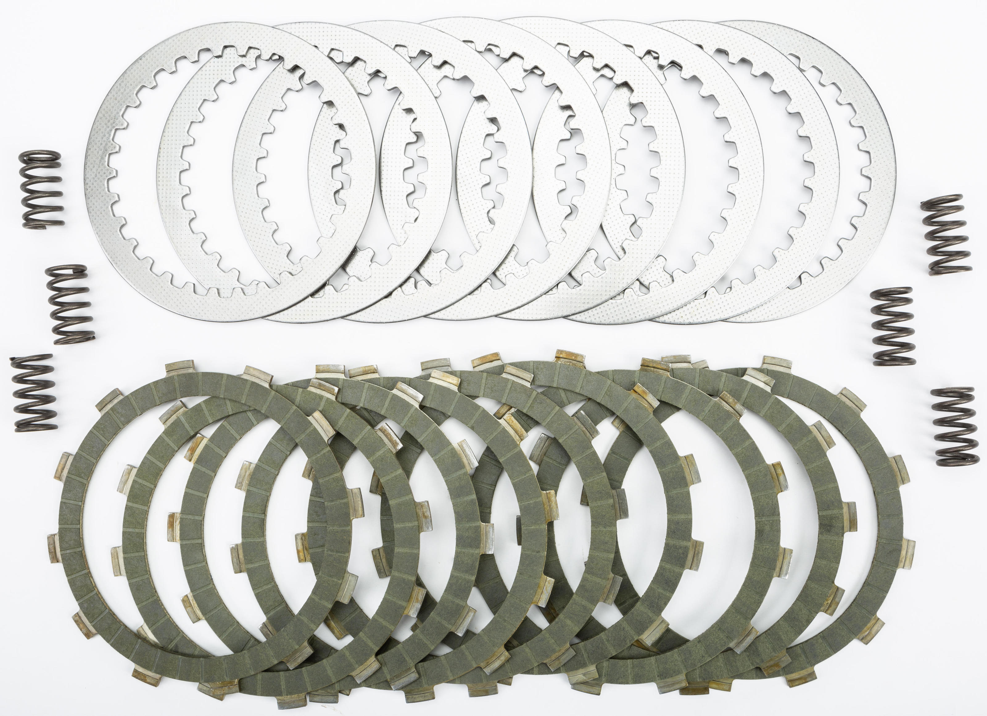 SRK Complete Clutch Kit - Aramid Fiber Friction Plates, Steels, & Springs - For 81-05 KZ1000 - Click Image to Close