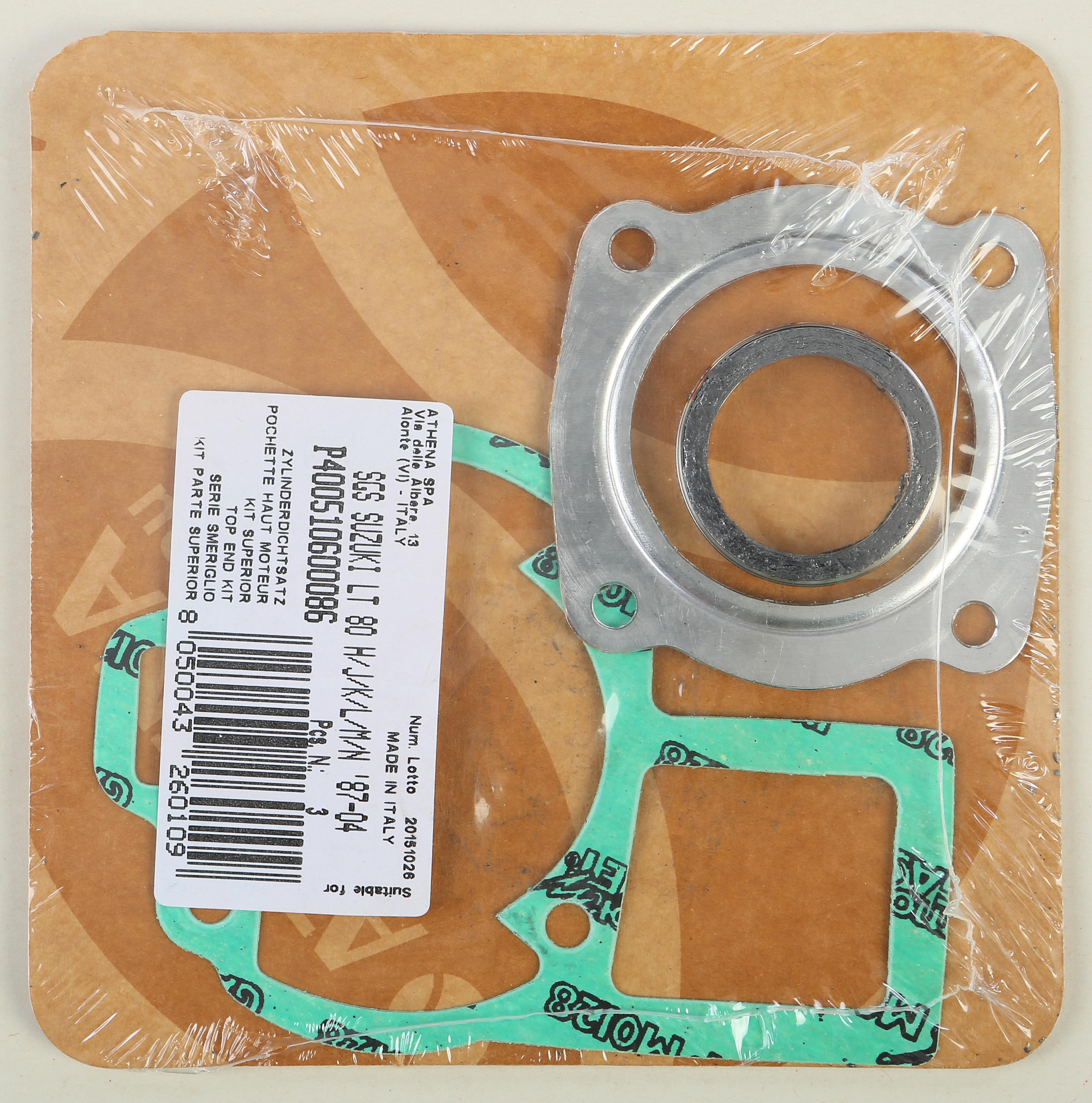 Top End Gasket Kit - For 87-06 Suzuki Lt80Quadsport - Click Image to Close