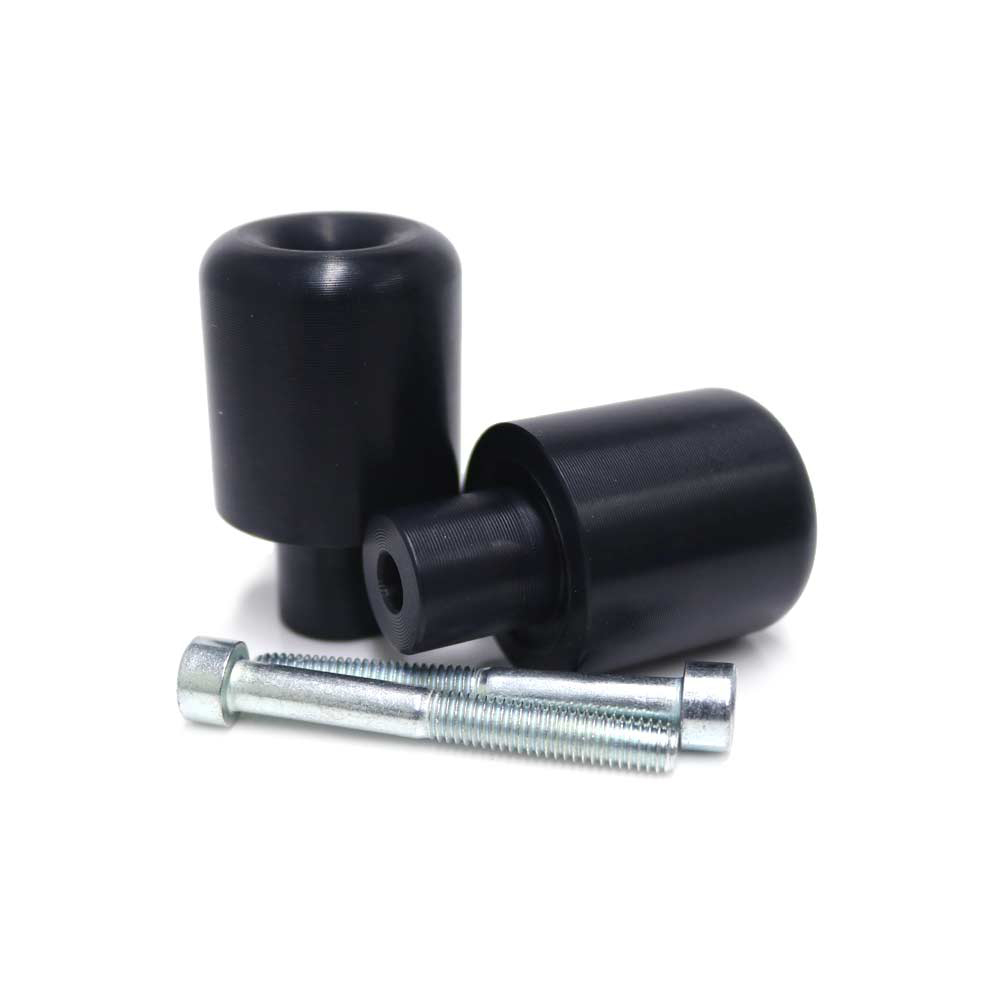 Bar End Sliders - Black - For 2017 Suzuki SV650 - Click Image to Close