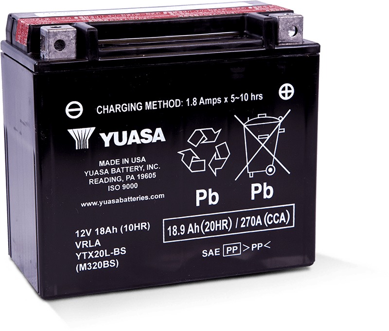 AGM Maintenance Free Battery YTX20L-BS - Click Image to Close