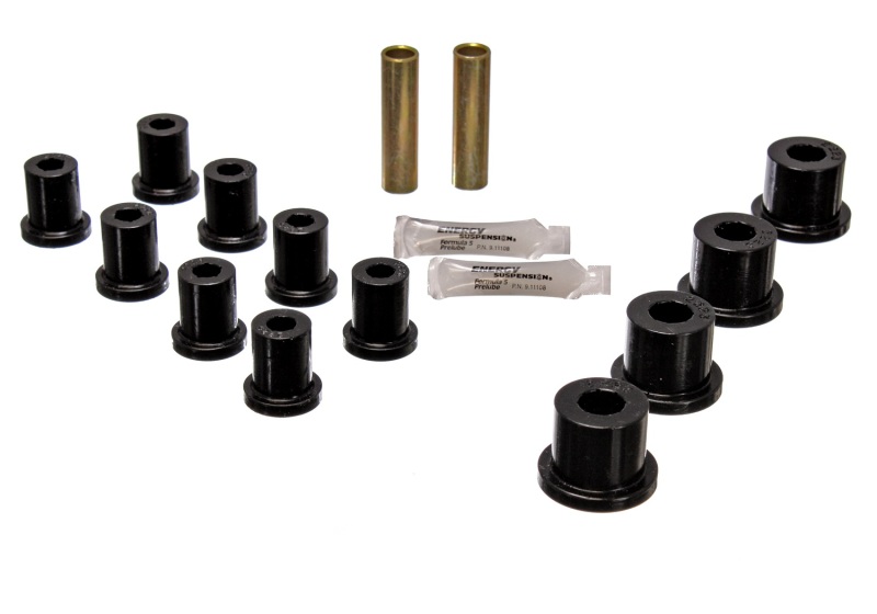 Energy Suspension Jeep Spring Bushing Set - Black - Click Image to Close