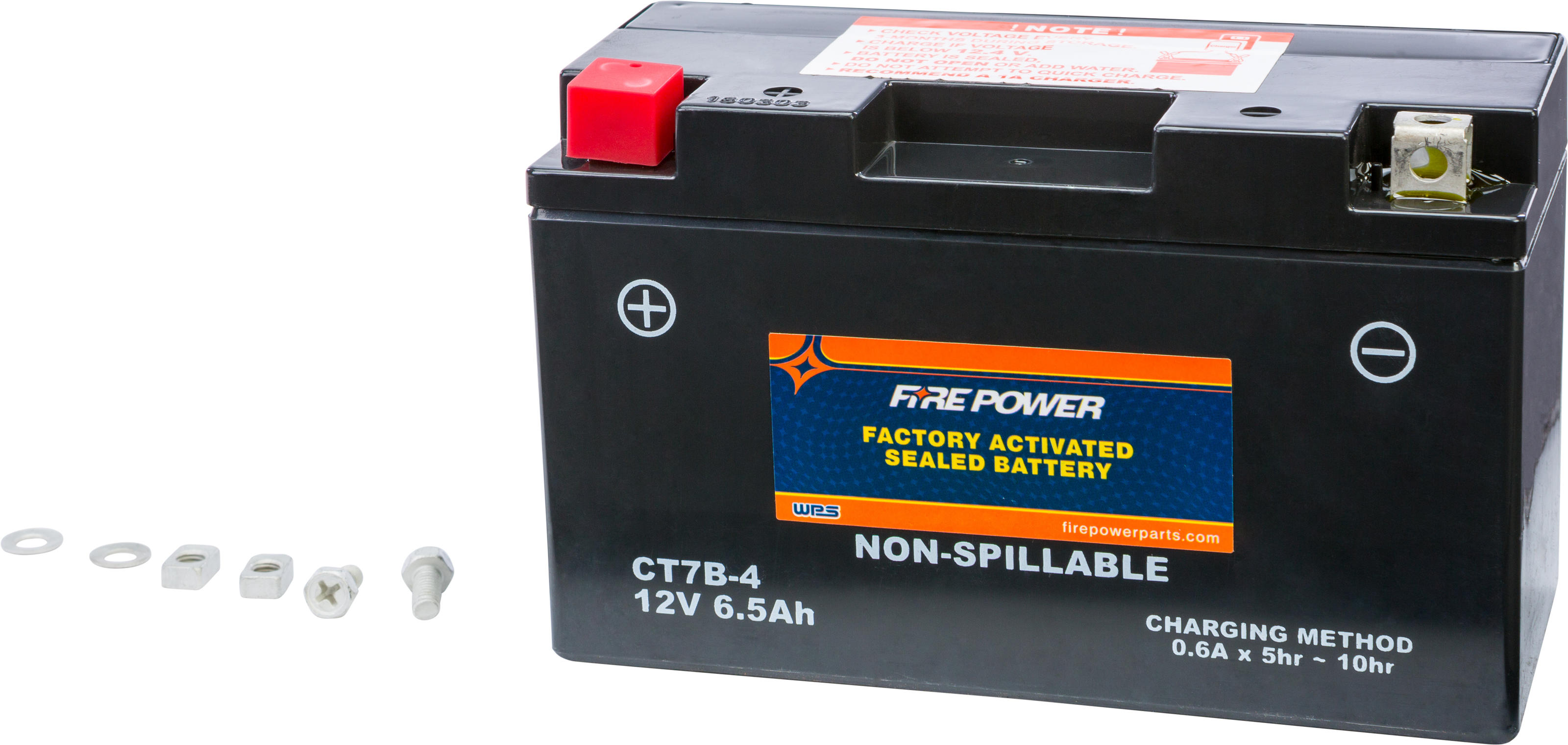 Factory Activated Sealed Battery - Replaces YT7B-4 - Click Image to Close