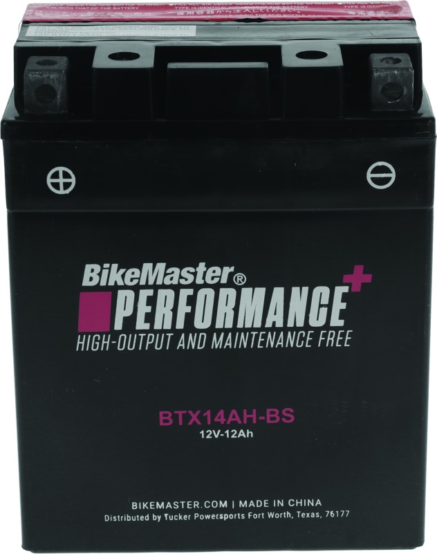 BikeMaster BTX14AH-BS Battery - Click Image to Close