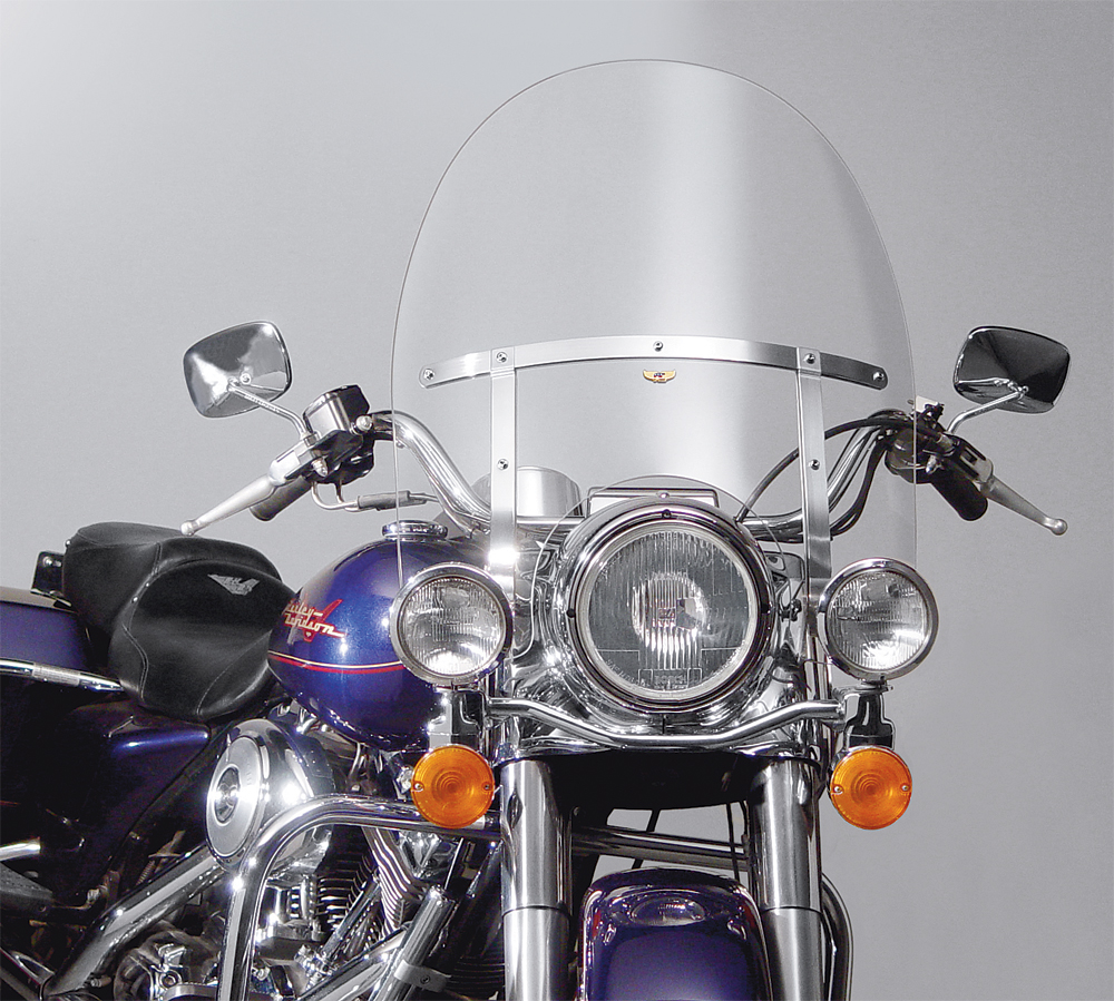 Replacement Windshield 20" Clear - For 94-17 HD Road King - Click Image to Close