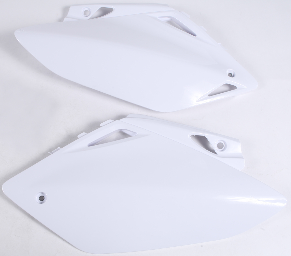 Side Panels - White - For 07-08 Honda CRF450R - Click Image to Close