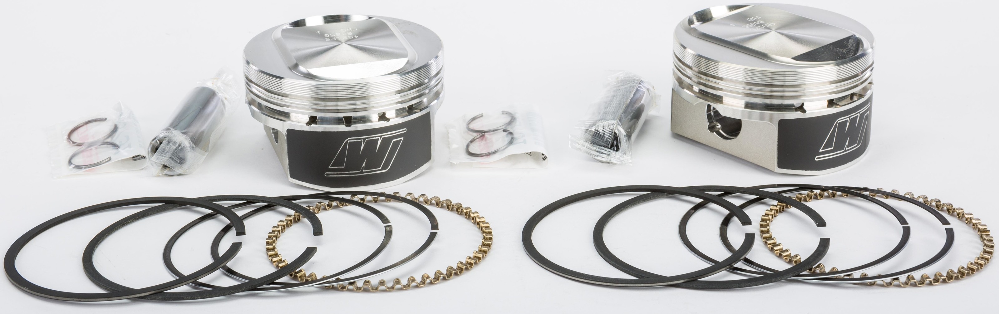 High Performance Forged Pro Lite Piston Kit - Piston Kit Std 10.5:1 - Click Image to Close