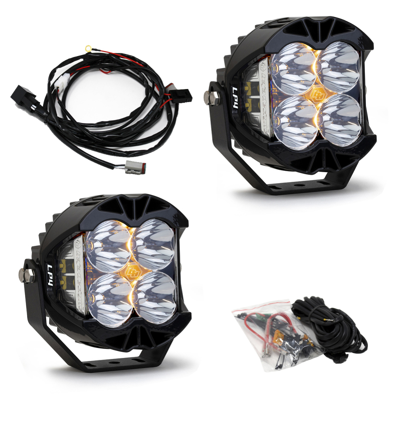 Baja Designs LP4 Pro Spot LED - Clear (Pair) - Click Image to Close