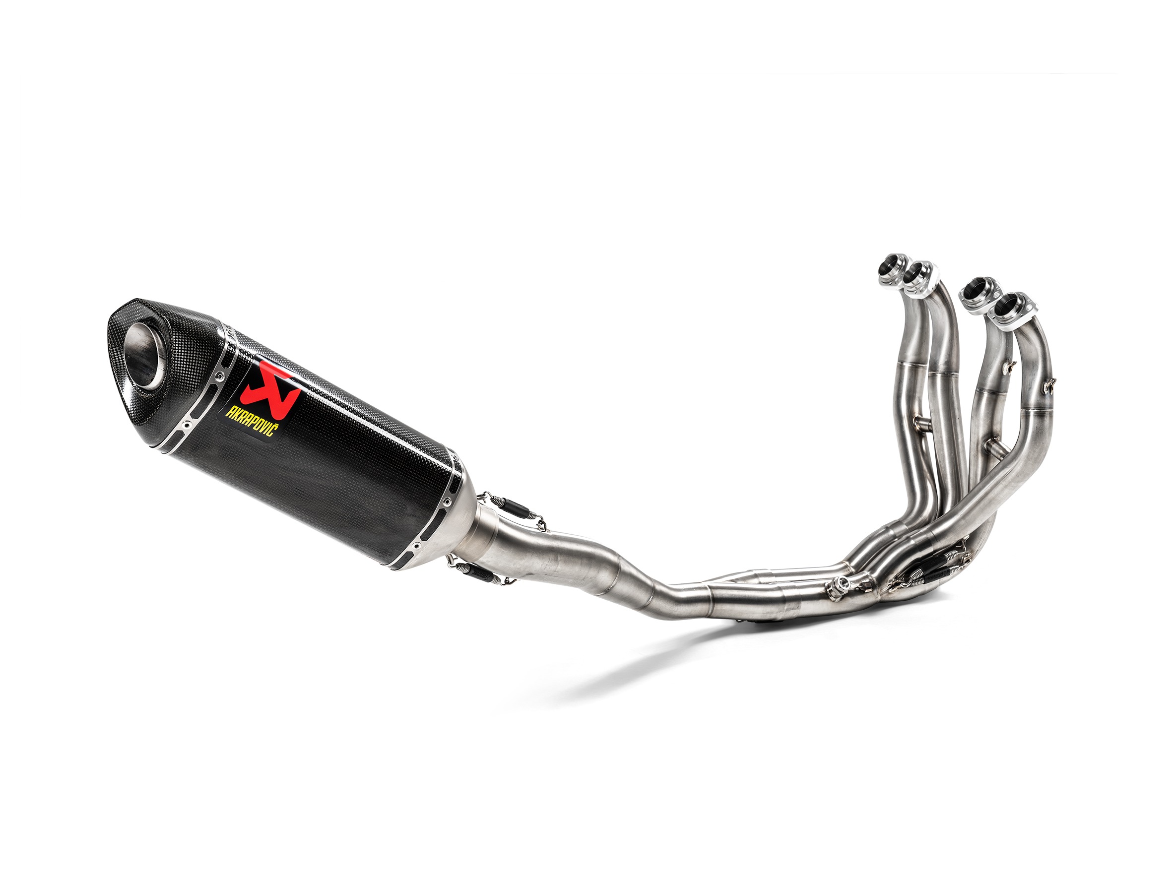 Racing Line Full Exhaust - S.S. / C.F. - For 09-25 Kawasaki ZX6R / ZX636 - Click Image to Close