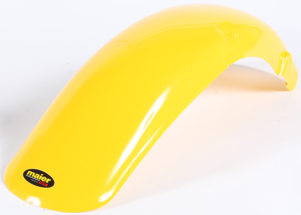 Rear Fender - Yellow - For 76-77 Suzuki RM370 RM125 RM100 - Click Image to Close