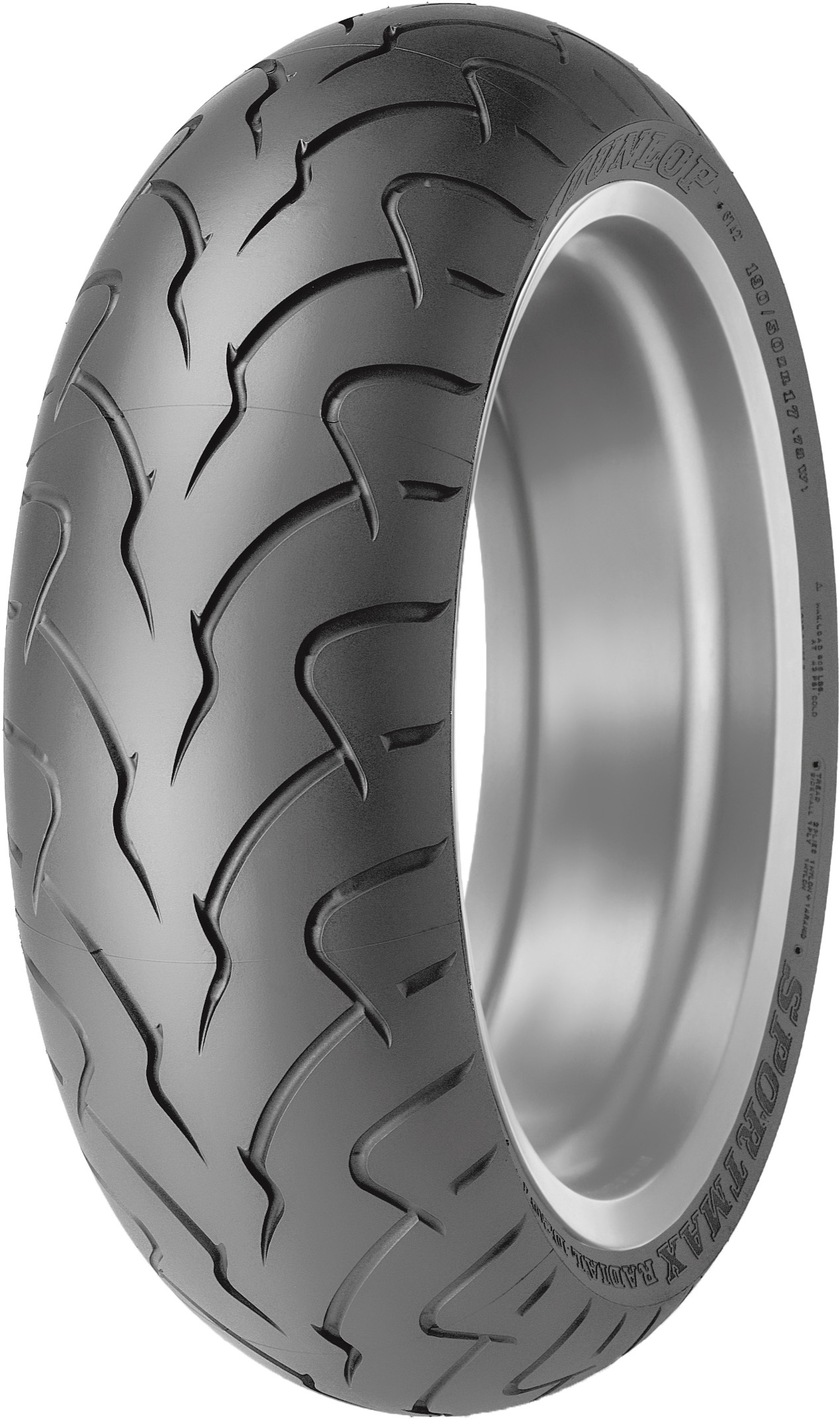 D207R Rear Tire 180/55ZR18 74W Radial TL - Click Image to Close