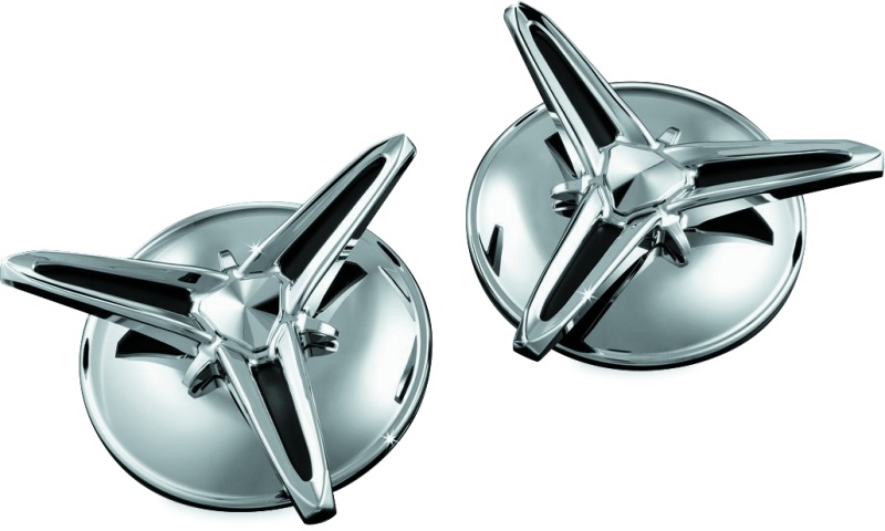 Knock-Off Center Caps For Trikes Chrome - Click Image to Close