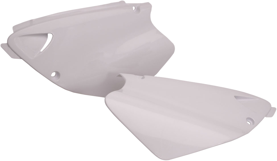 Side Panels - White - For 96-01 Yamaha YZ125 YZ250 - Click Image to Close