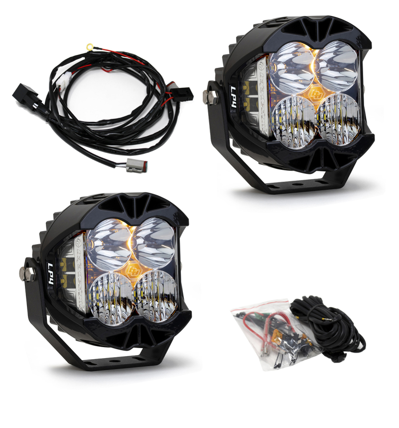 LP4 Pro Driving/Combo LED - Clear (Pair) - Click Image to Close