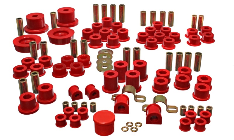 90-97 Mazda Miata Red Hyper-Flex Master Bushing Set - Click Image to Close