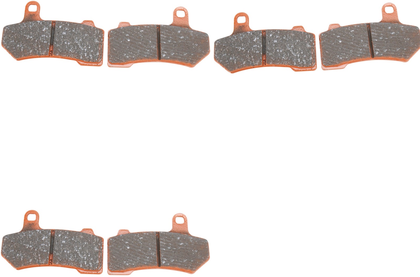 Complete Pad Set - V Series Brake Pads - Replaces H-D # 41854-08, 42897-08, 42897-06 & 42850-06 - Click Image to Close