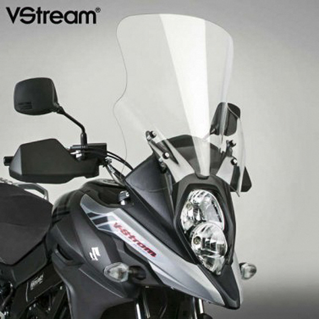 V-Stream Windscreen Clear - For 17-18 Suzuki V-Strom - Click Image to Close