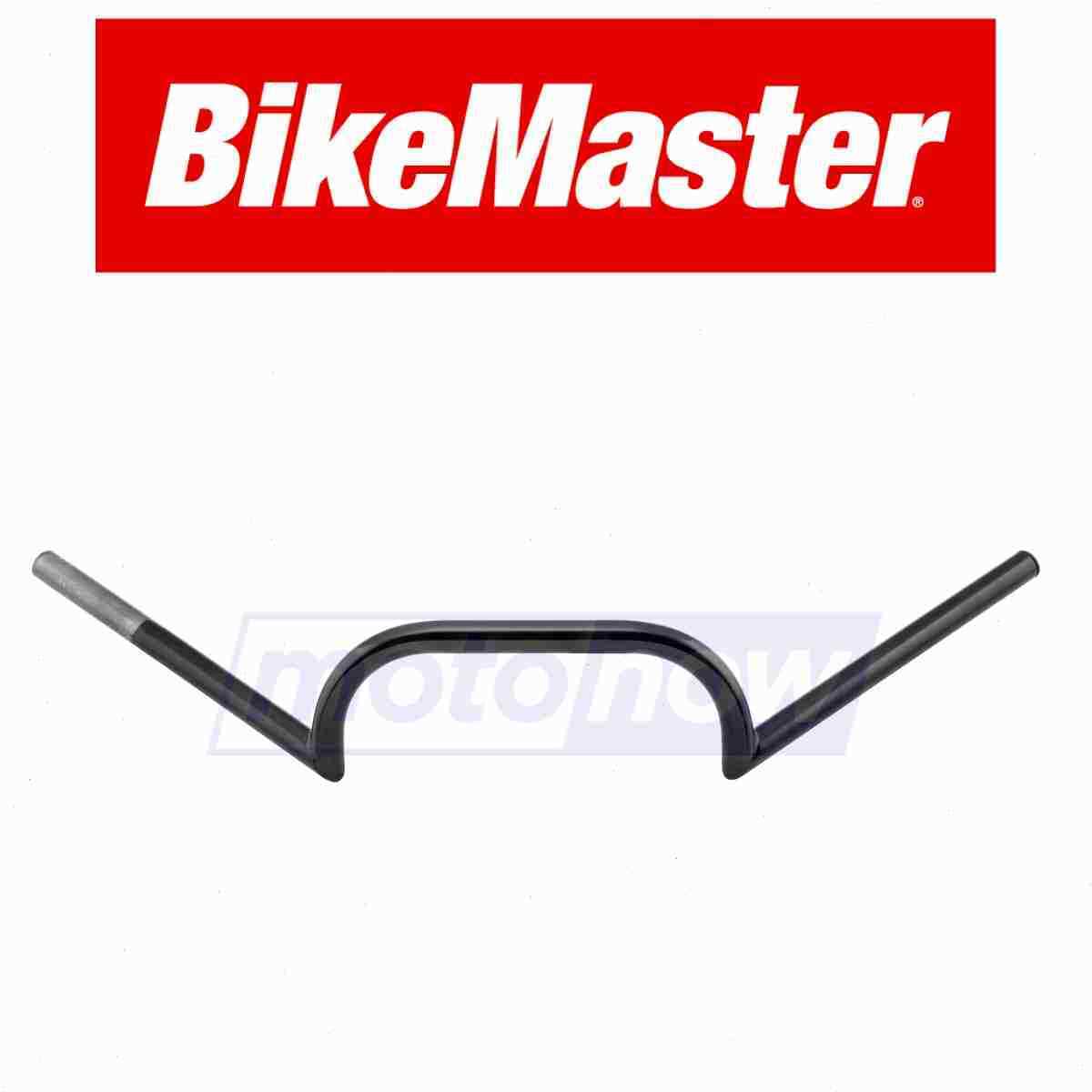 BikeMaster Clubman Handlebar - Black - Click Image to Close