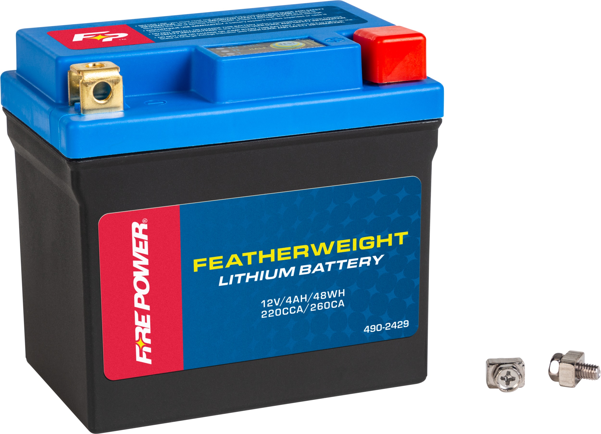 Featherweight Lithium Battery 260A - Replaces YTX5L-BS, YTZ7S, YTZ8V - Click Image to Close