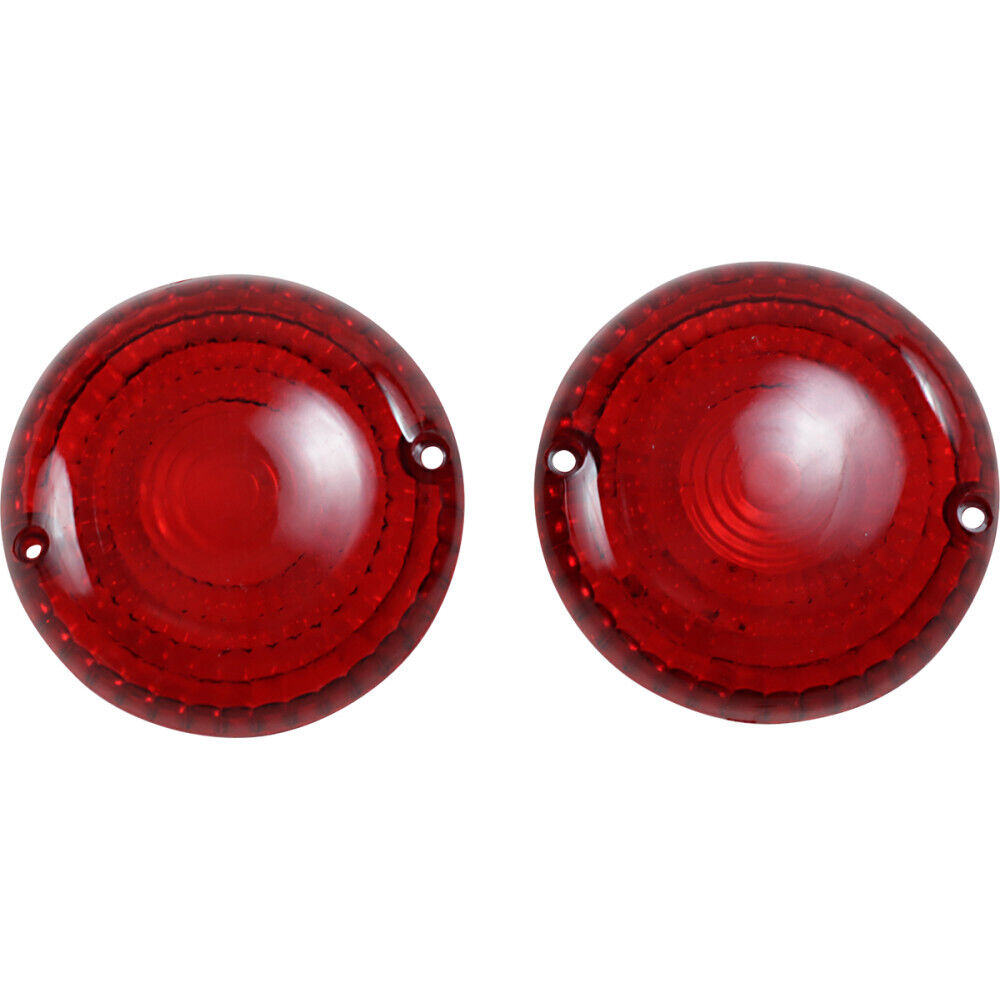 Replacement Turn Signal Lenses Red - Click Image to Close