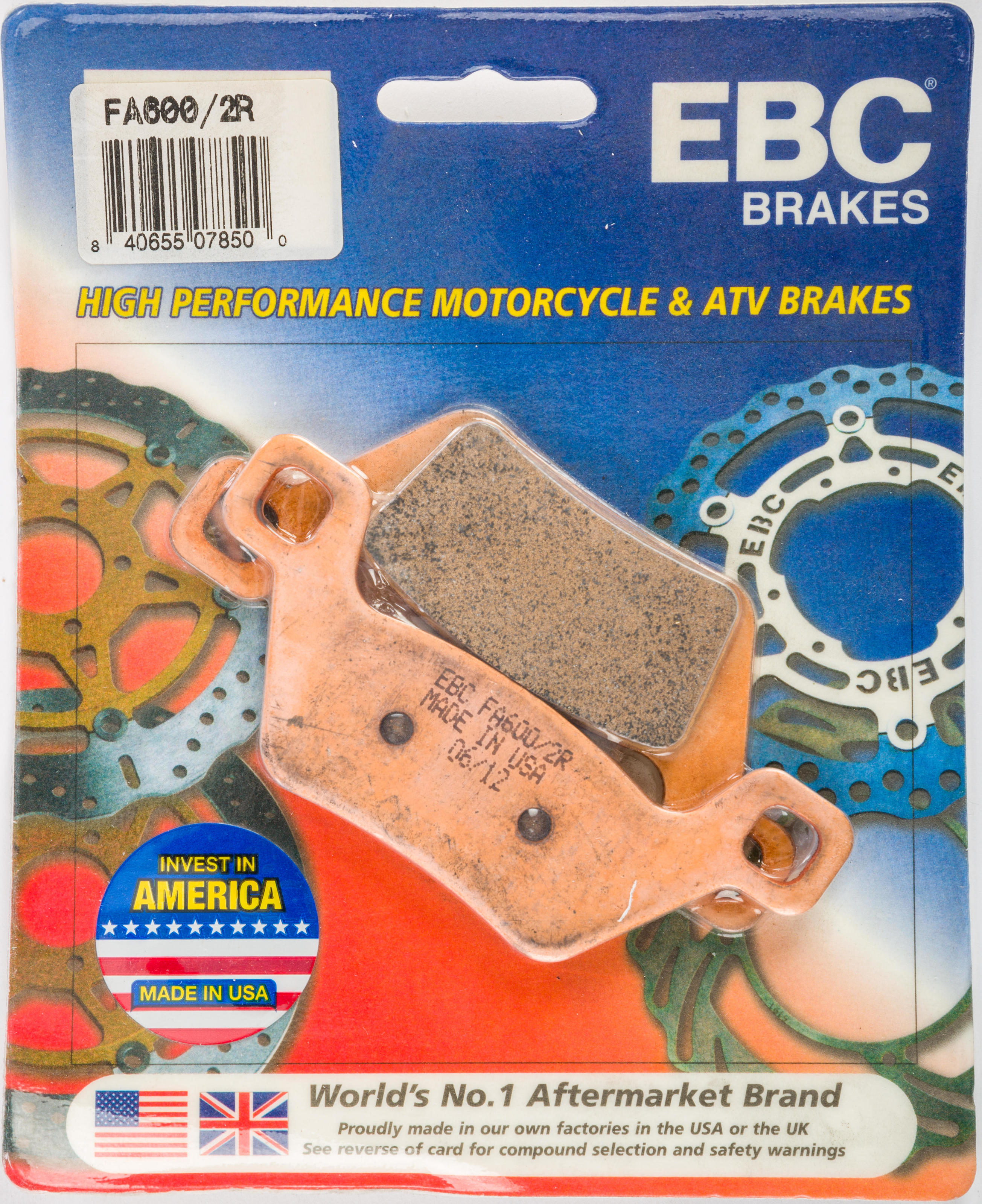 Long Life Rear Sintered Brake Pads - Long Life Sintered Brake Pads - Click Image to Close