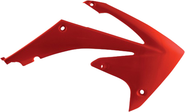 Radiator Shrouds - Red - For 09-12 Honda CRF450R 10-13 CRF250R - Click Image to Close