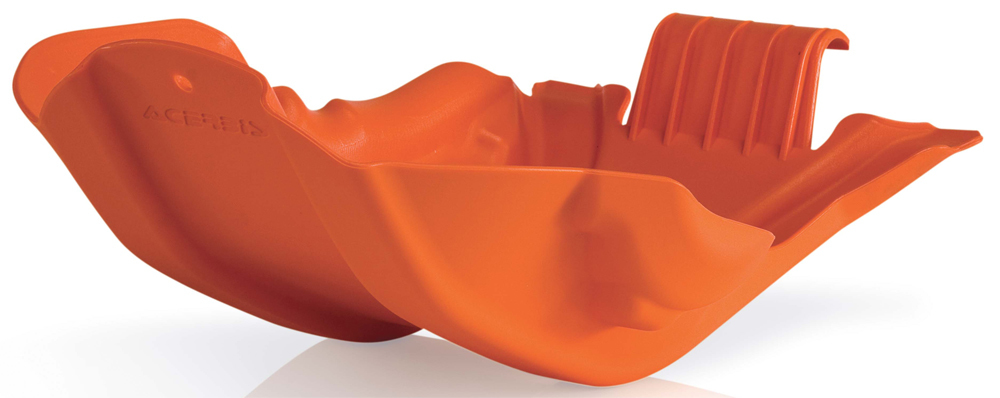 Skid Plate Orange - For 13-16 KTM 500XCFW 500EXCF 450XCFW - Click Image to Close