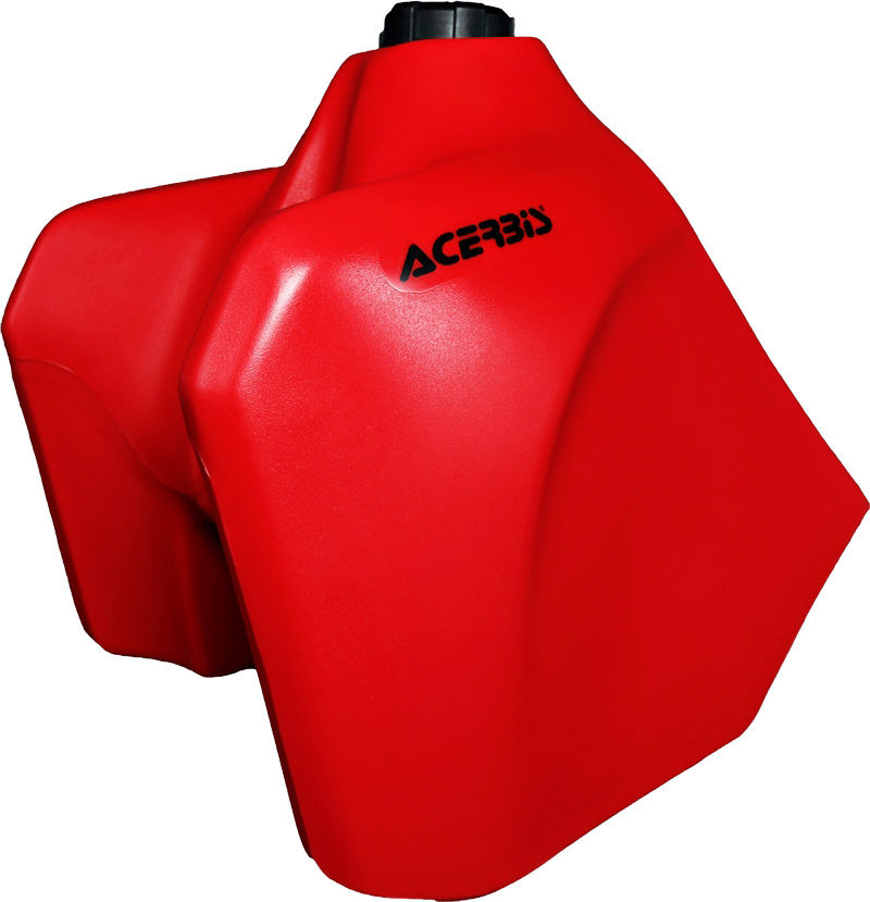 Large Capacity Fuel Tank Red W/Black Cap 5.8 gal - For 96-04 XR250R & XR400R - Click Image to Close