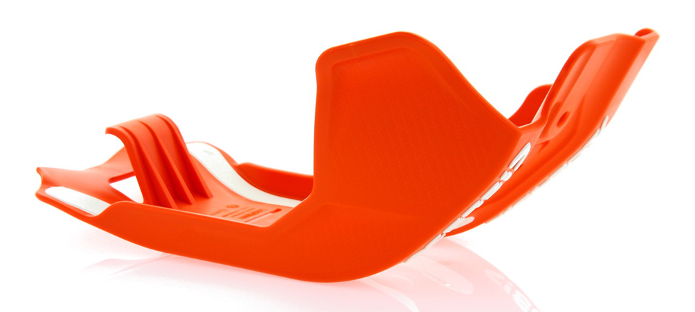 Skid Plate Orange - For 17-18 KTM 500EXCF - Click Image to Close