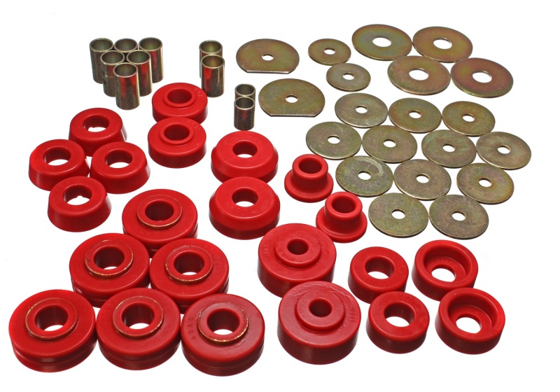 65-70 Impala/Caprice Red Body Mount Set - Click Image to Close