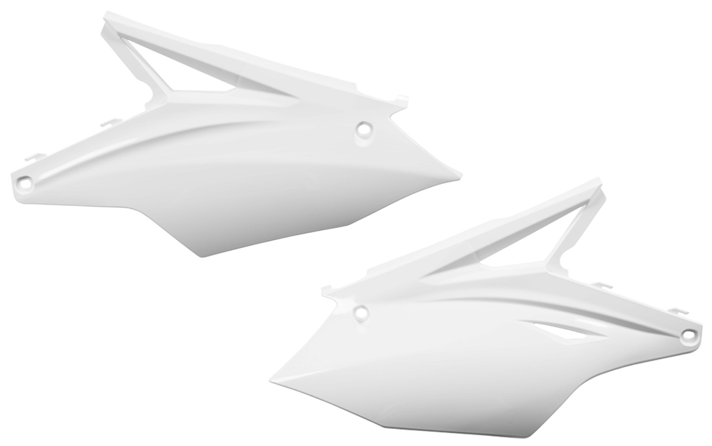 Side Panels - White - For 2017 Kawasaki KX250F 16-18 KX450F - Click Image to Close