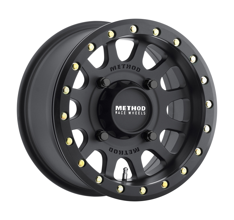 401 UTV Beadlock Wheel 14x8 4+4/0mm Offset 4x156 132mm CB Matte Black - Click Image to Close