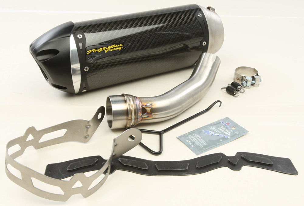 S1R Carbon Fiber Slip On Exhaust - For 17-18 Suzuki SV650 - Click Image to Close