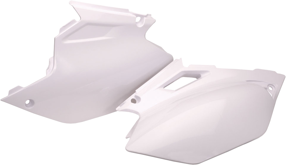 Side Panels - White - For 03-06 Yamaha WR250F WR450F - Click Image to Close