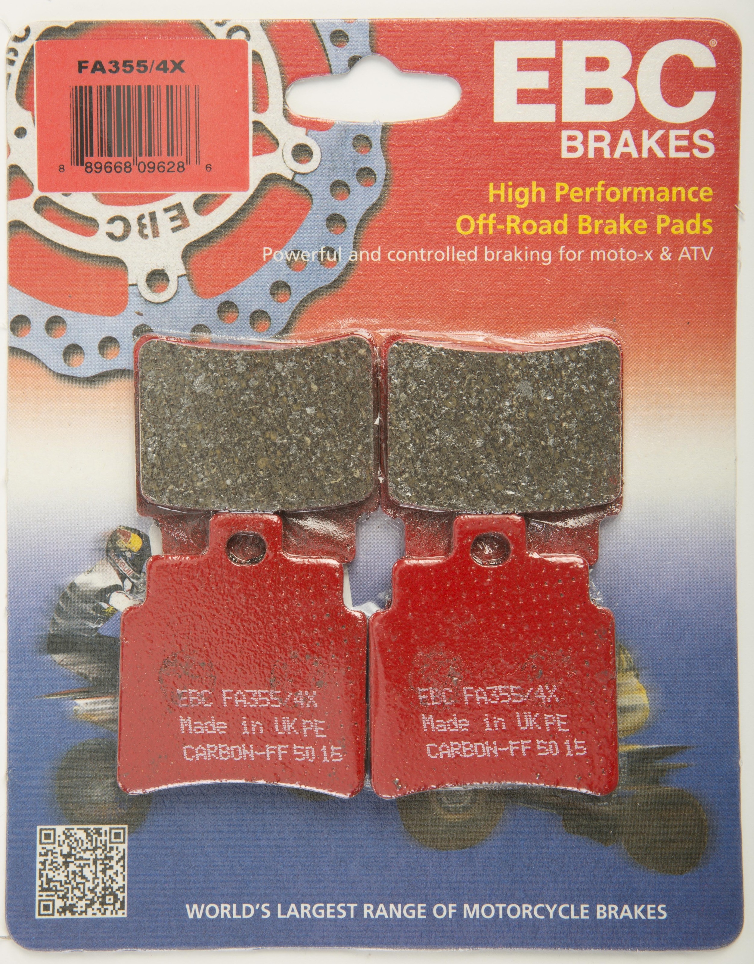 06-08 Arctic Cat ATV 250 DVX Sport Rear Left FA-SFA-TT-X Brake Pads - Click Image to Close