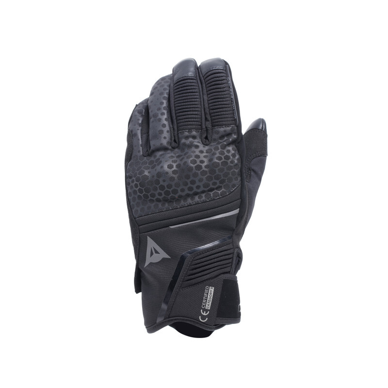 Dainese Tempest 2 D-Dry Short Gloves Black - Small - Short winter touring gloves - Click Image to Close