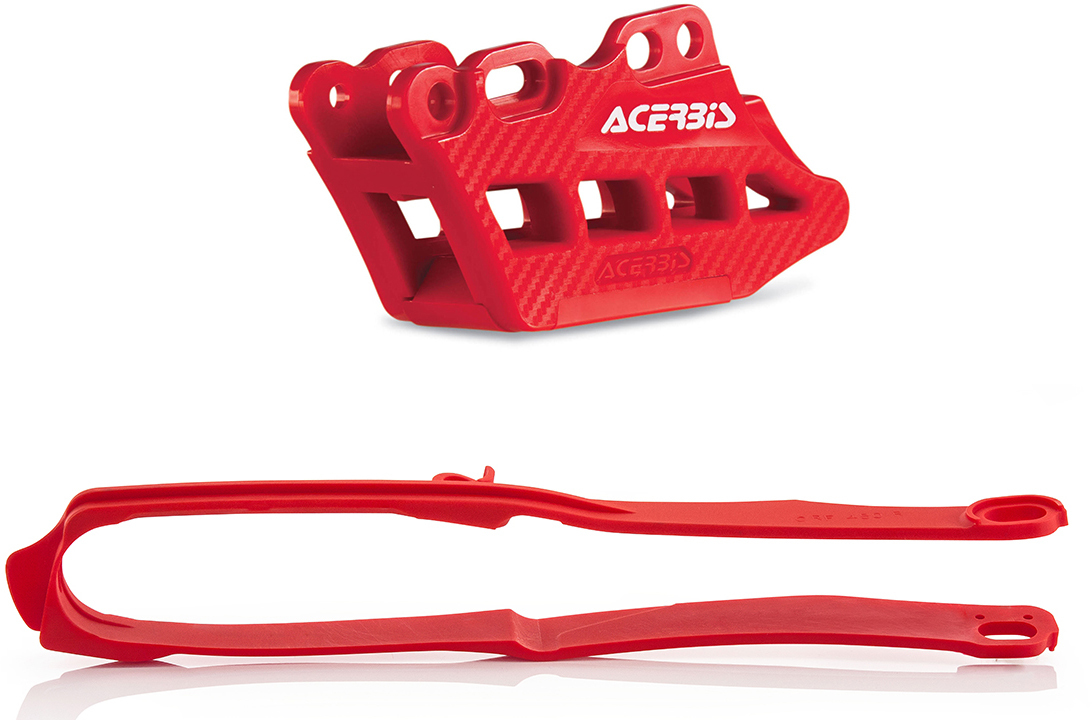 Chain Guide & Swingarm Slider Kit V 2.0 - Red - For 17-20 Honda CRF250R CRF450R/RX - Click Image to Close