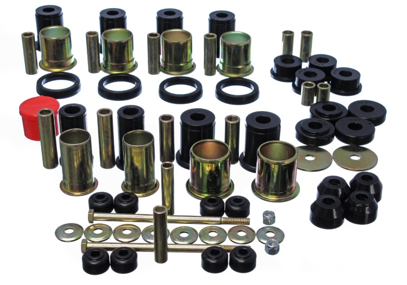 89-92 Chevrolet Camaro Black Hyper-flex Master Bushing Set - Click Image to Close