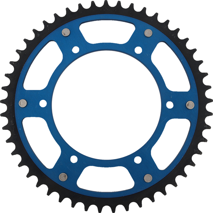 Stealth Rear Sprocket 49T Blue - Yamaha YZ WR TTR - Click Image to Close