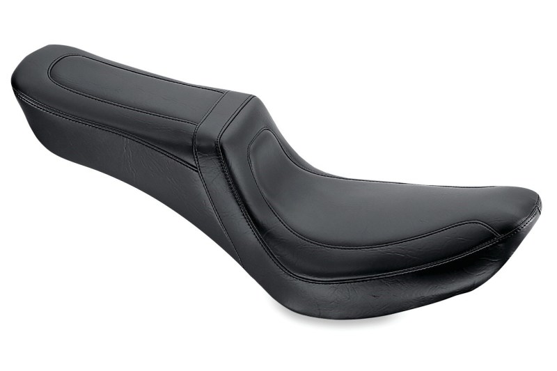 58-84 Harley FX/FL Squareback 1PC Seat - Black - Click Image to Close