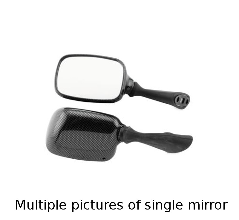 Carbon Fiber Look Replacement Mirror - Right - Hayabusa & GSXR - Click Image to Close