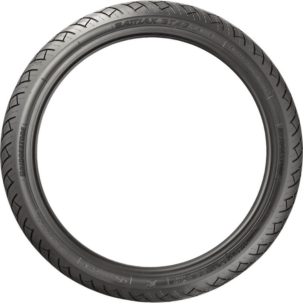 Battlax BT46 Bias Front Tire 100/90-18 - Click Image to Close