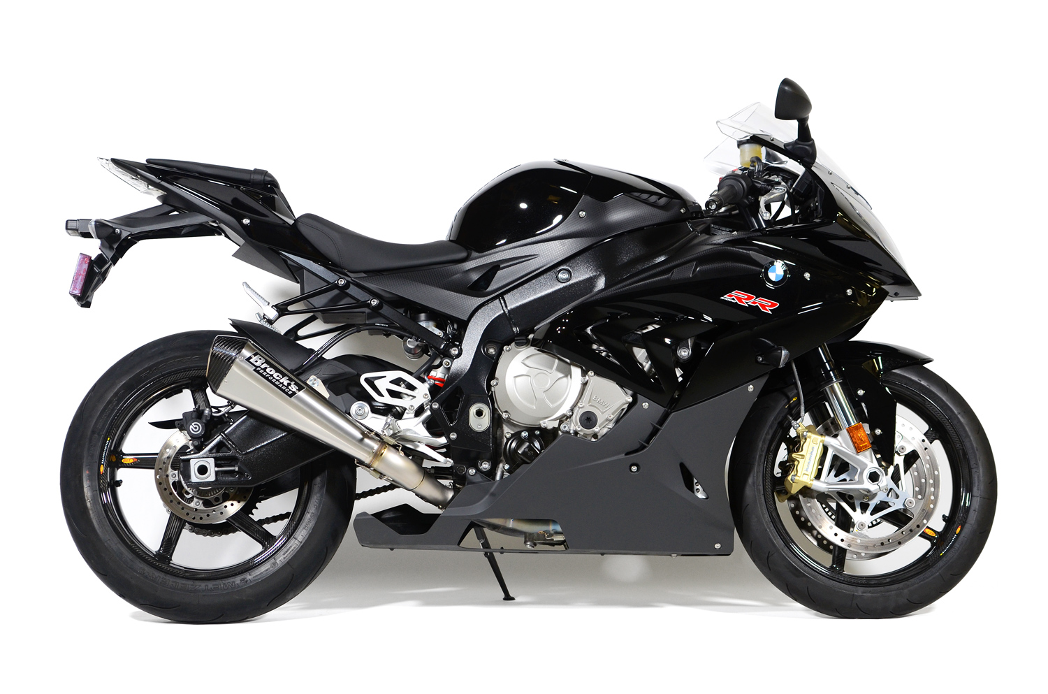 CT Megaphone Titanium Full Exhaust - For 15-16 BMW S1000RR - Click Image to Close