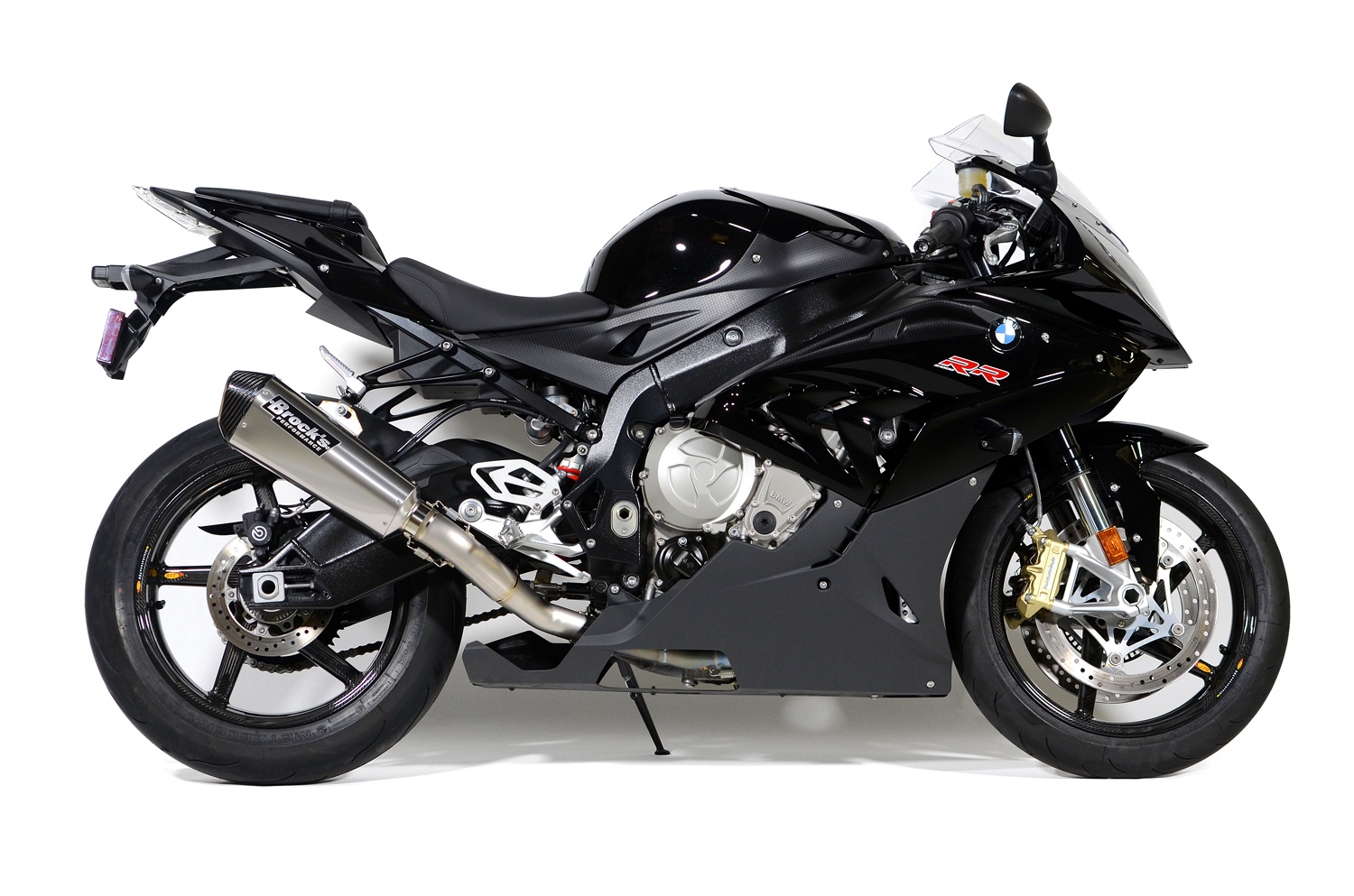 CT Single QuietKore Titanium Full Exhaust - BMW S1000RR - Click Image to Close