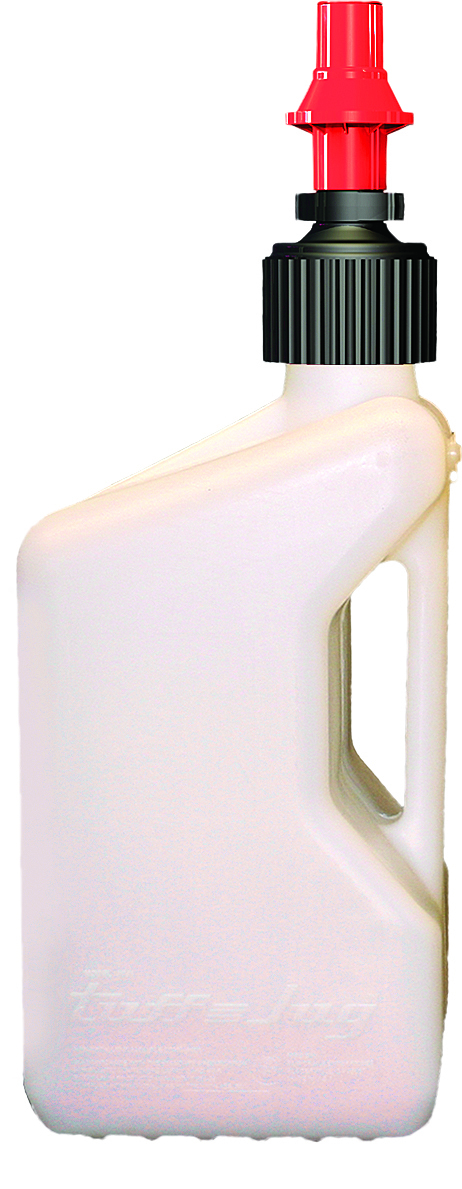 Gas Can White W/Red Tip 5Gal - Click Image to Close