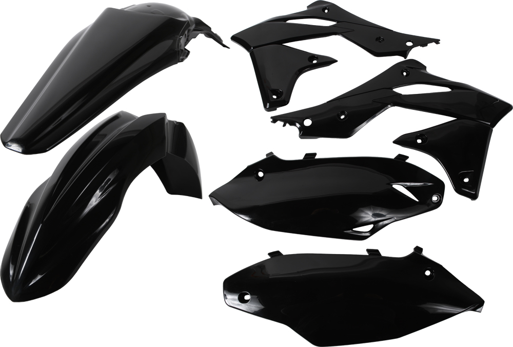 Black Plastic Kit - For 13-16 Kawasaki KX250F - Click Image to Close