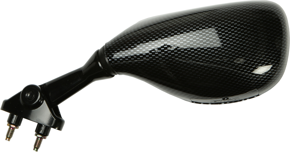 Left Mirror Replacement - Carbon Fiber Look - For 03-04 ZX6R/RR Ninja - Click Image to Close