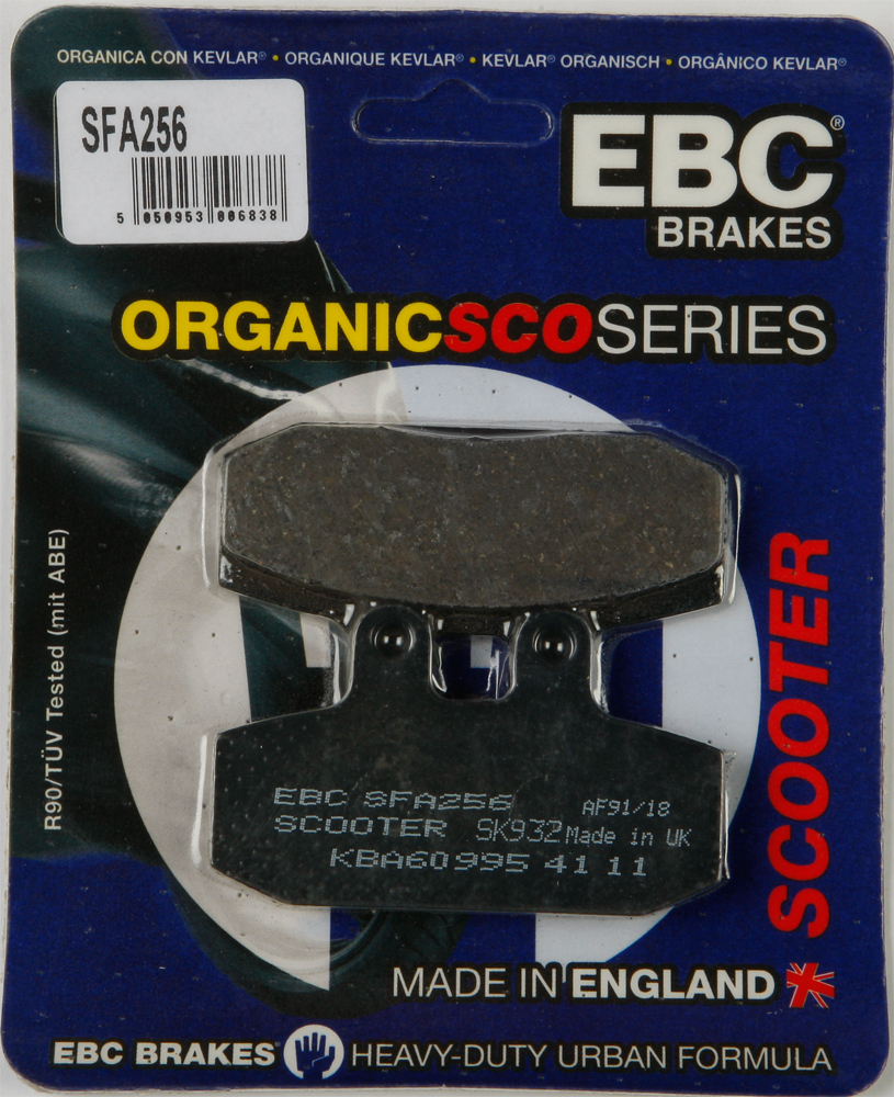 Standard Organic Brake Pads - Click Image to Close