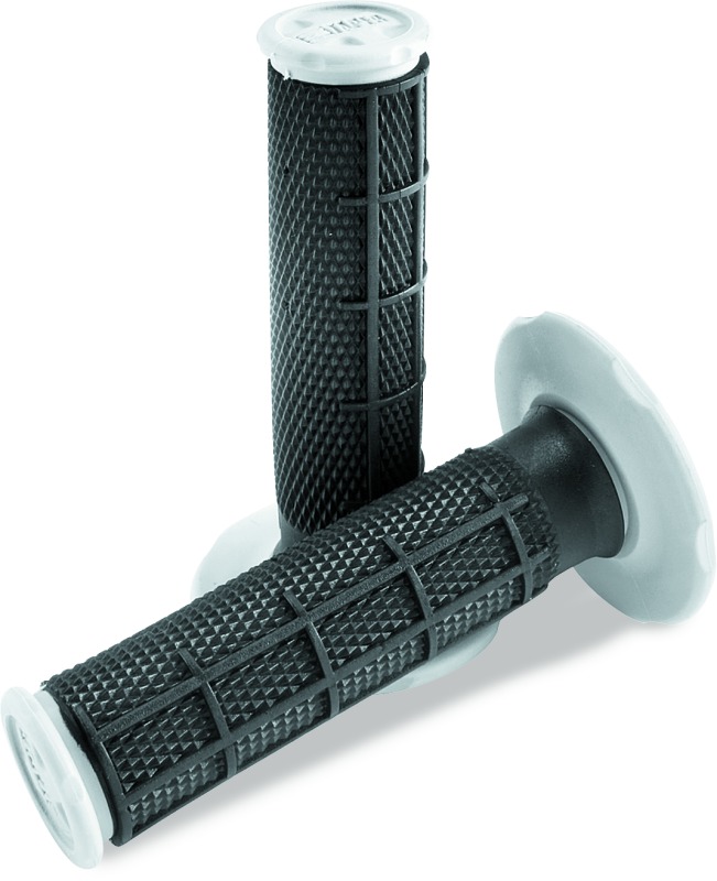 ProTaper 1/2 Waffle Grips - Dual Density Black - Click Image to Close