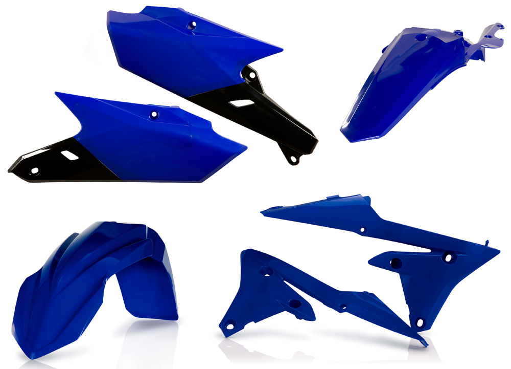 Blue Plastic Kit - For 15-18 Yamaha YZ & WR - Click Image to Close